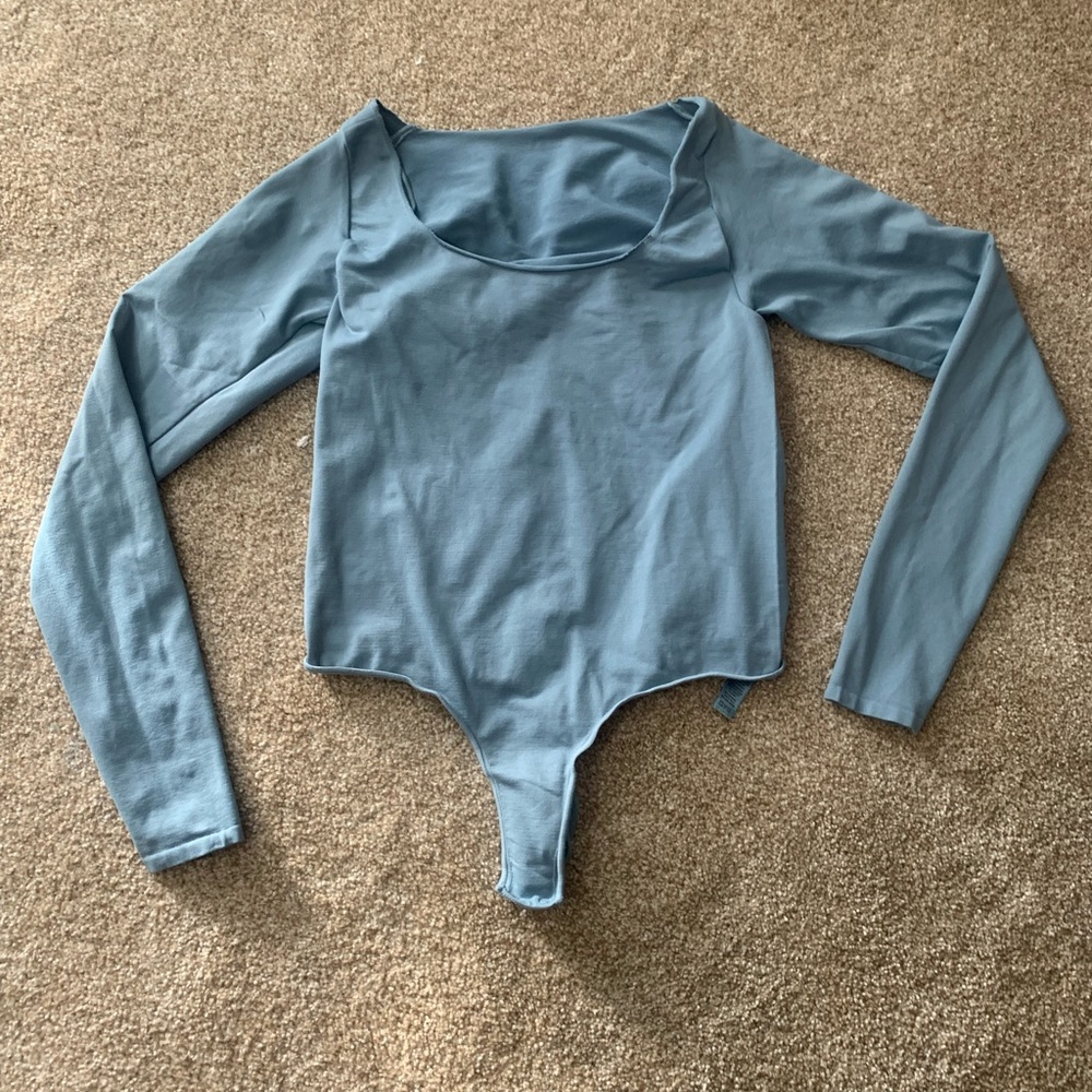 SKIMS Light Blue Bodysuit